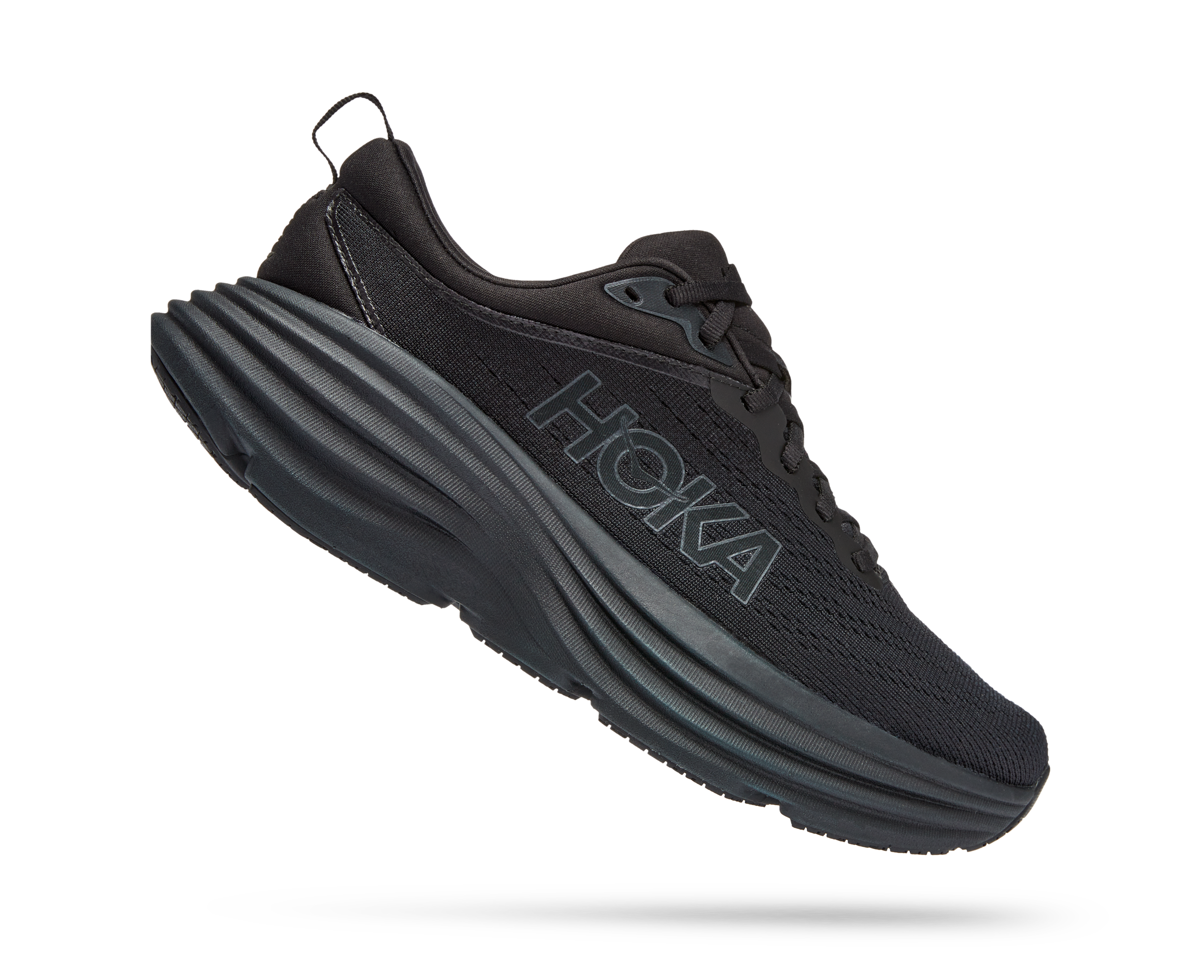 HOKA BONDI 8 ワイド 24.0㎝ HOKA WOMEN'S BONDI 8 (WIDE) Black/Black