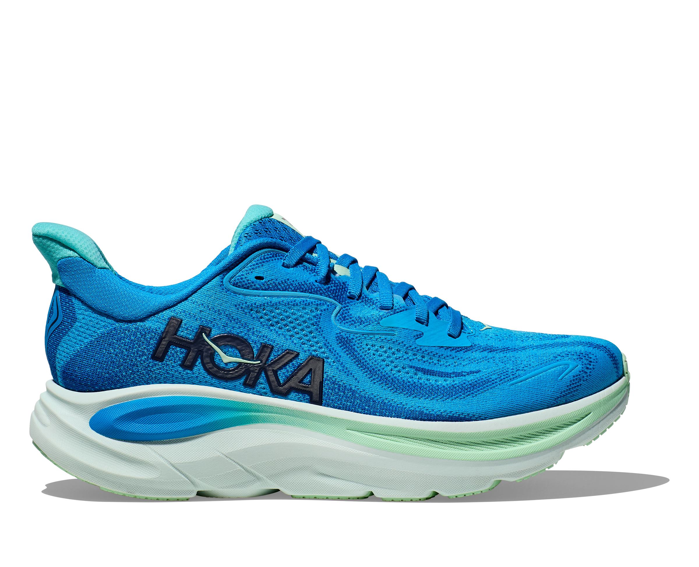 スパイク・シューズ HOKA CLIFTON 10 WIDE 25.5 Hoka Men's Clifton 10 Wide Hoka Blue/Skyward Blue