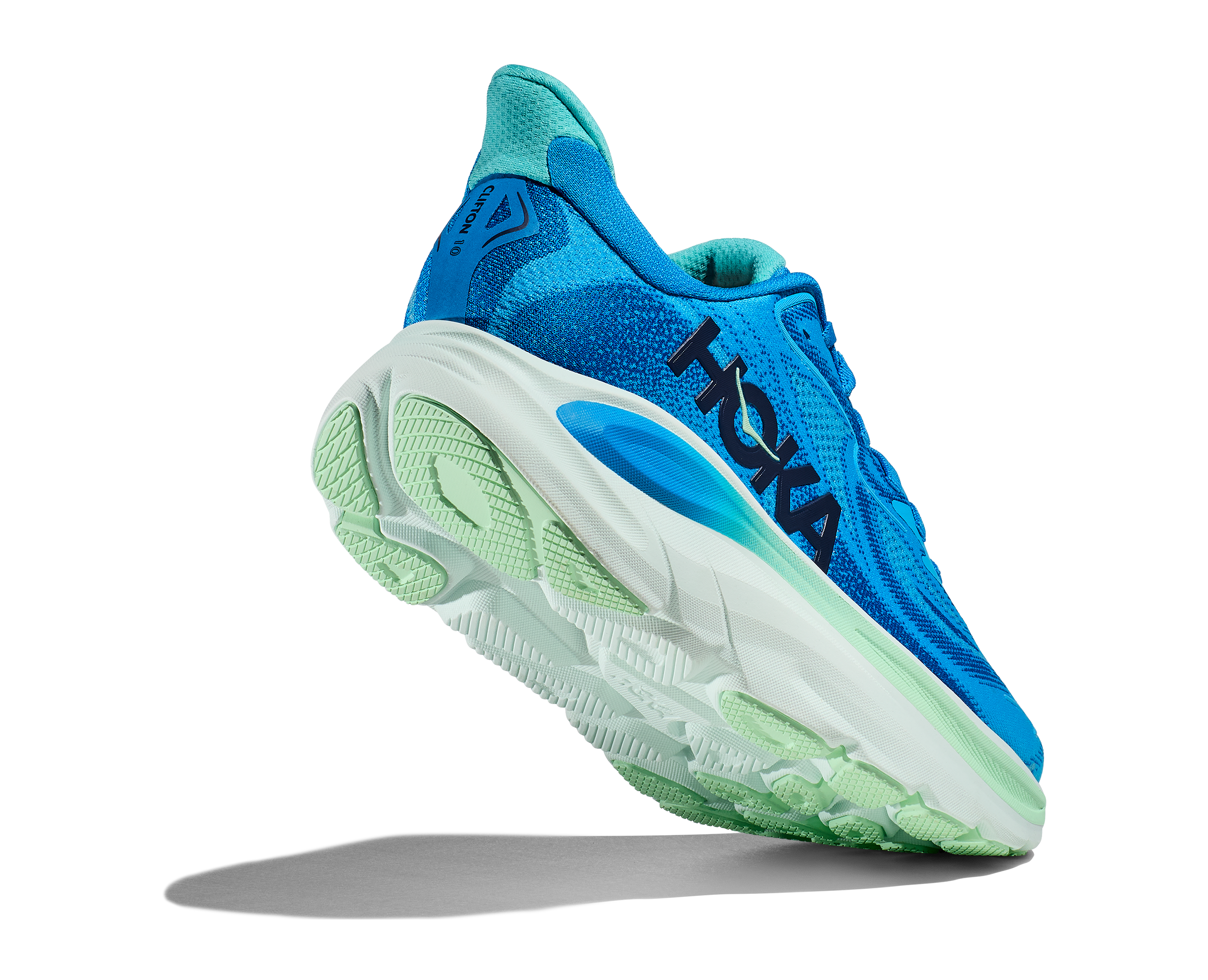 Hoka Men's Clifton 10 Wide Hoka Blue/Skyward Blue
