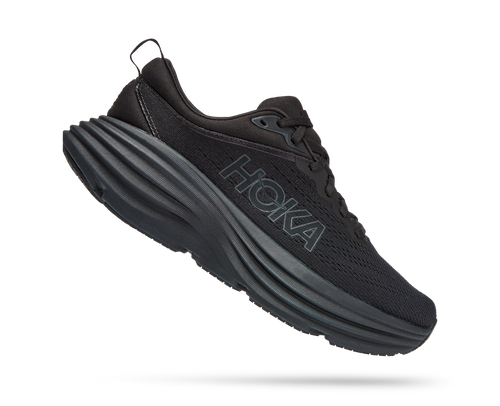 HOKA WOMEN'S BONDI 8 (WIDE) Black/Black