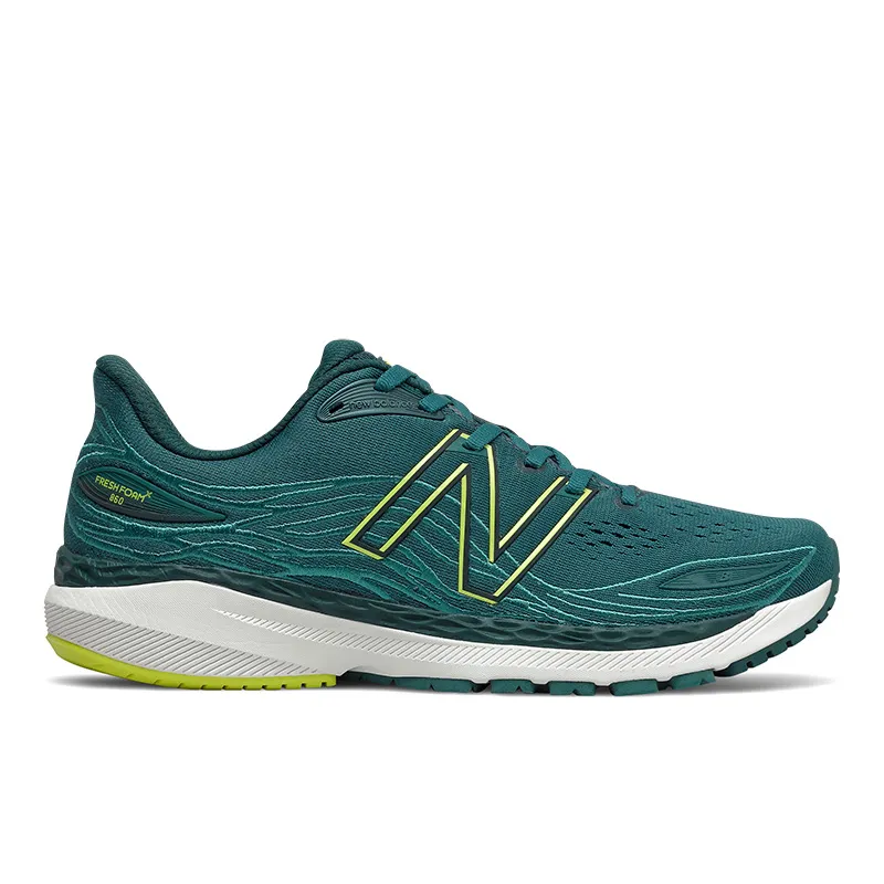 New Balance MEN S 860 V12 Green Yellow White