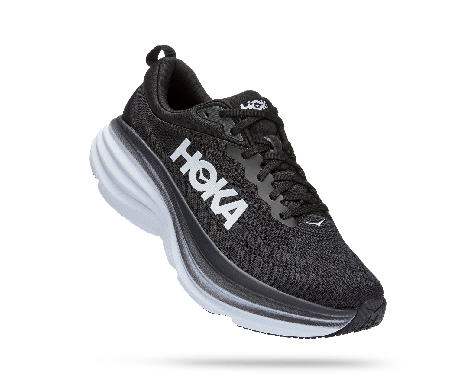 Hoka Men's Bondi 8 Wide Black/White